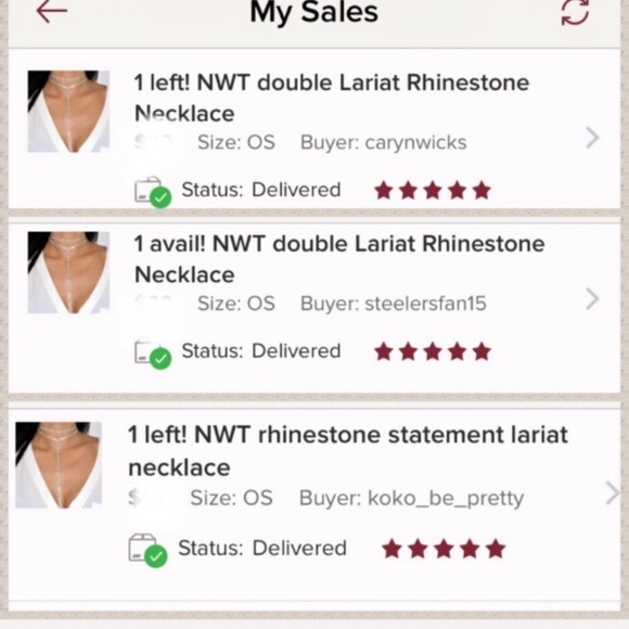 LAST! BEST SELLER! Rhinestone layered choker - Picture 3 of 5